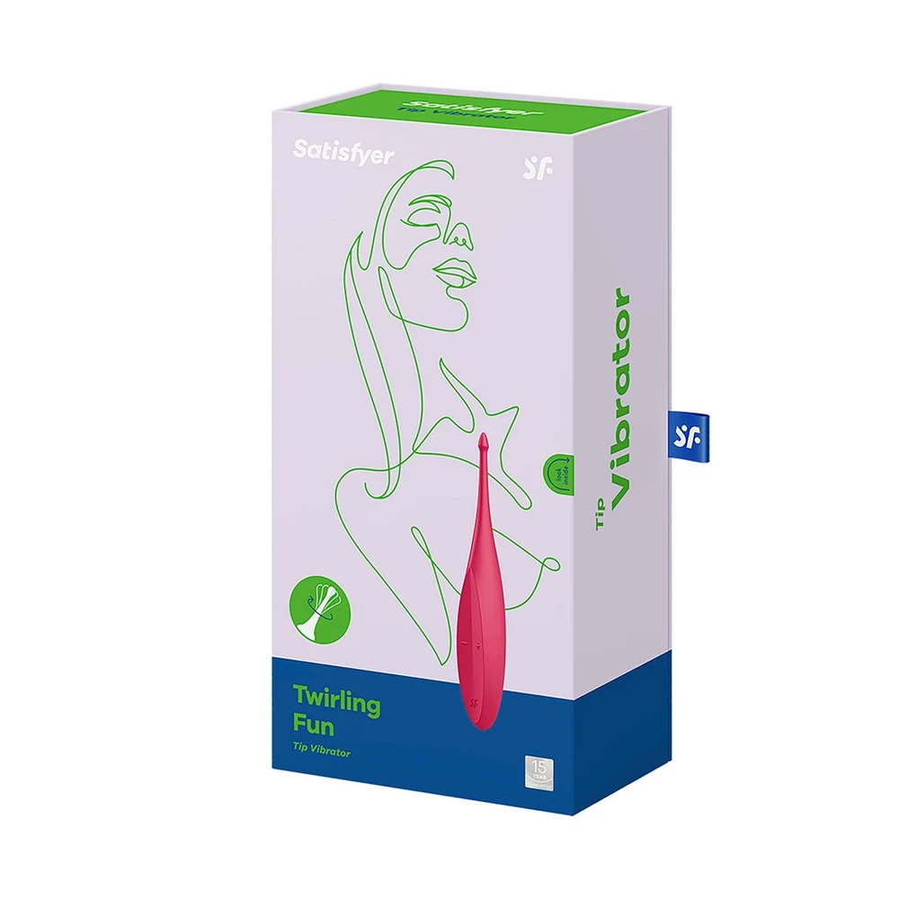 Satisfyer Twirling Fun Poppy Raudon vibratorius