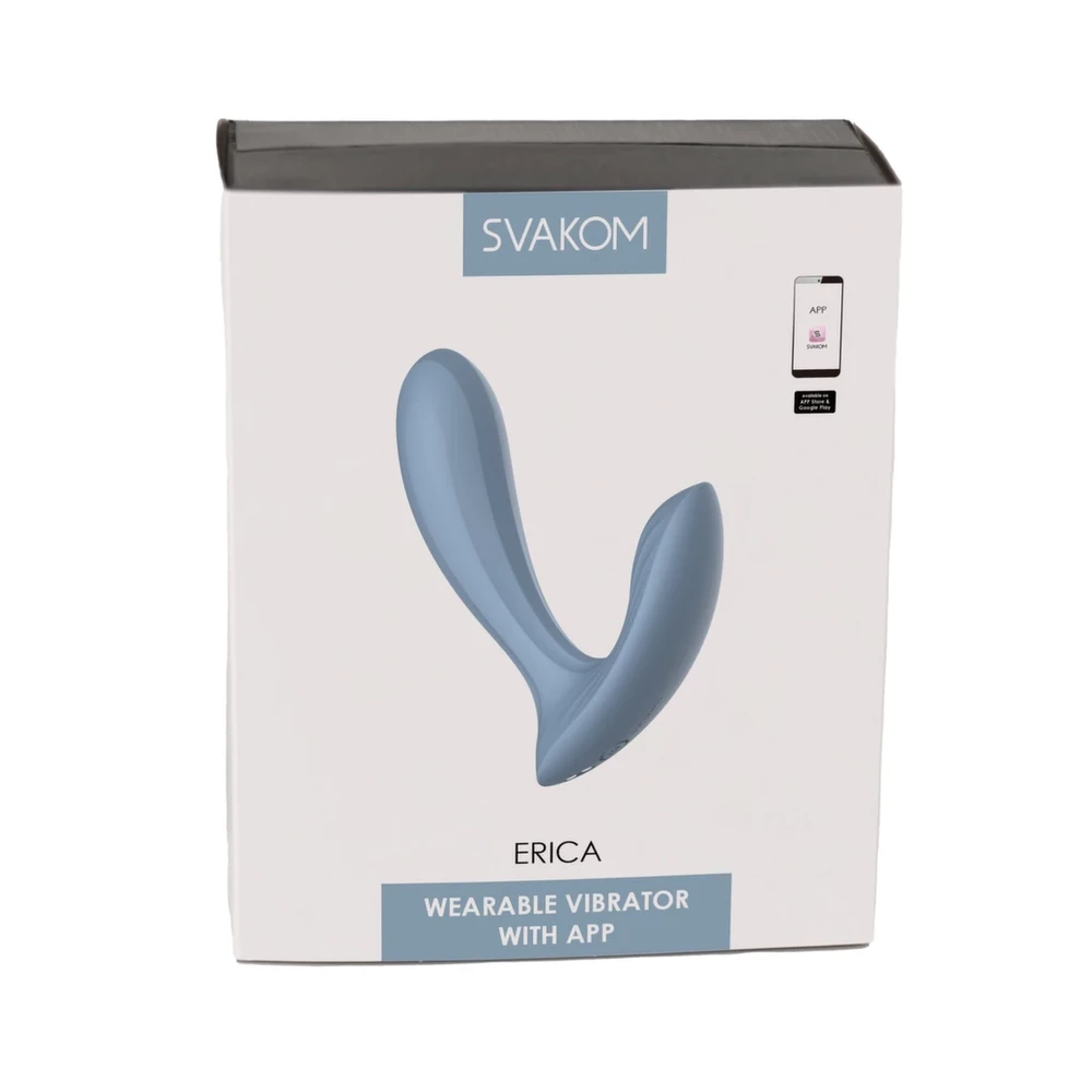 Mėlyna Svakom - Erica Wearable Vibrator Dusty Mėlyna