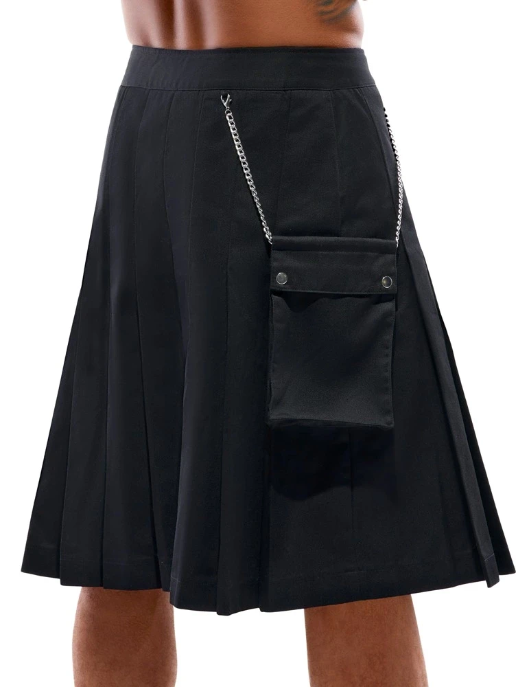 Svenjoyment Men's Kilt Juodas S