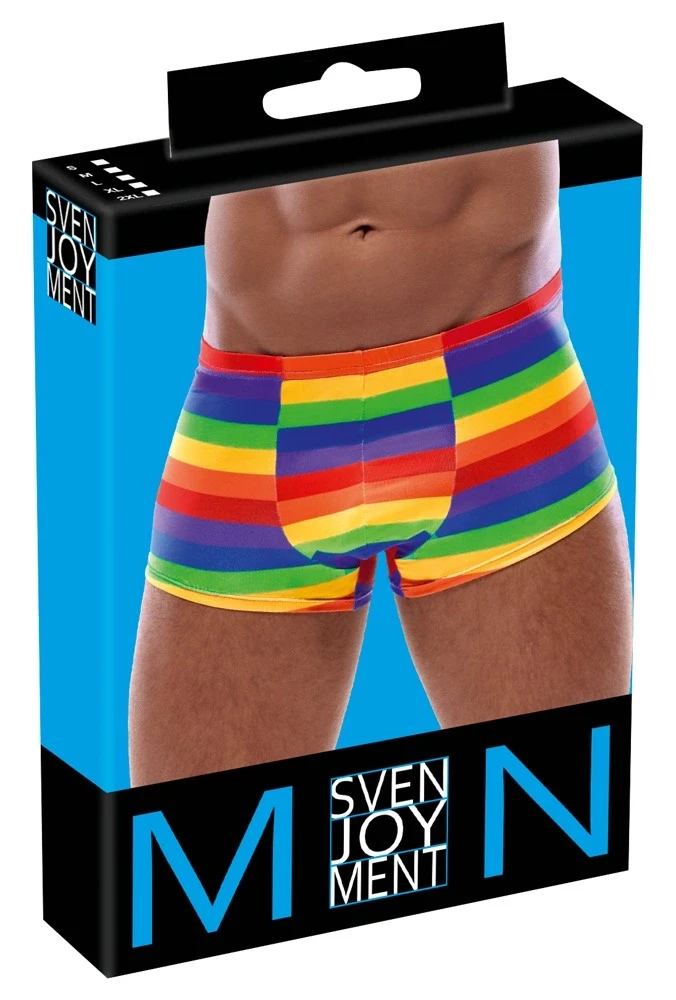 Svenjoyment Vyriškos boksininko kelnaitės Rainbow M