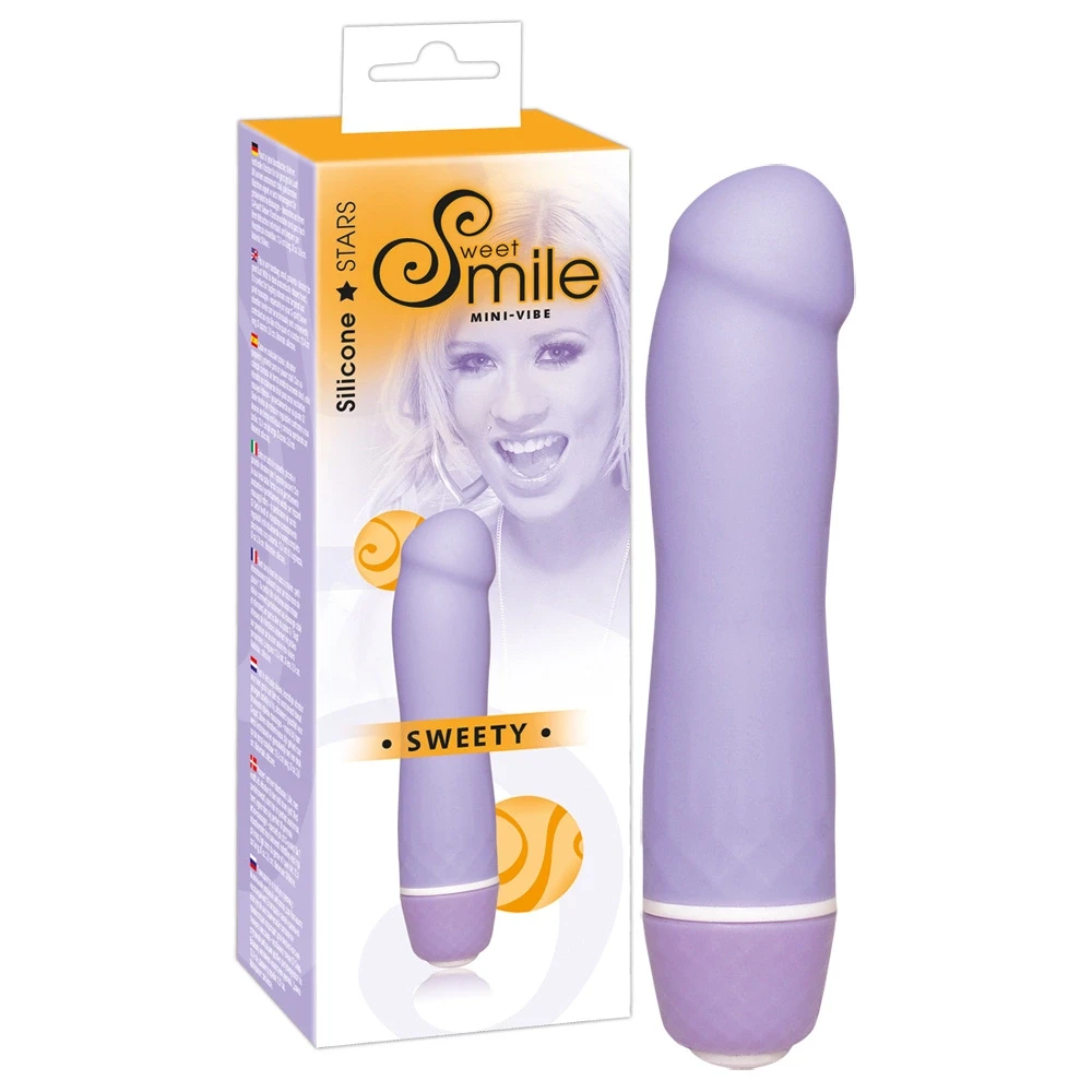 Sweety Sweet Smile Mini Vibrator Silikoninis vibratorius