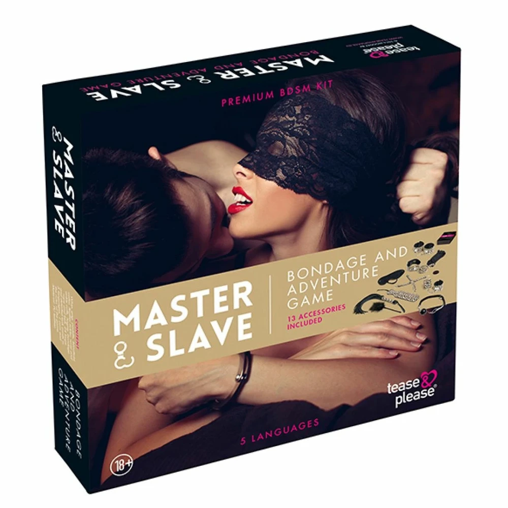 Tease Please Master & Slave Bondage Game rusvai gelsvas (NL-EN-DE-FR-ES-IT-SE-NO-PL-RU)