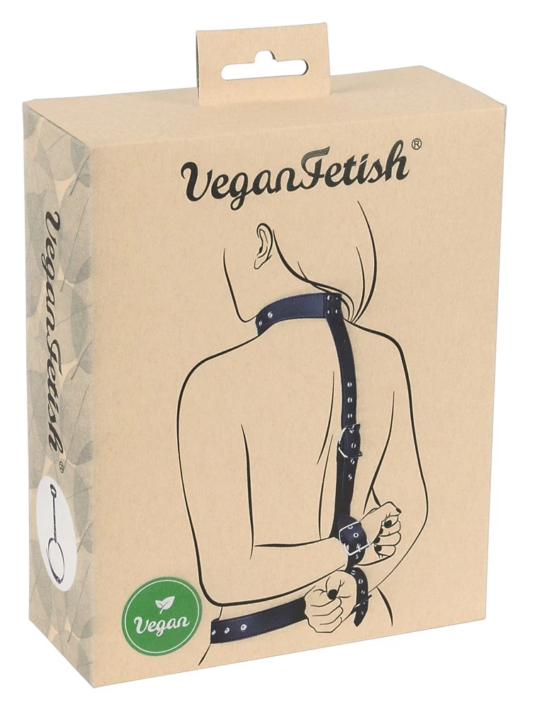 Vegan Fetish kaklo ir rankų diržų pakuotė