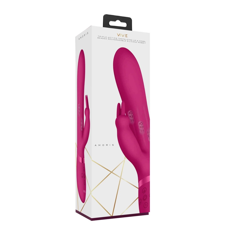 Vive By Shots Vive Amoris - Stimulating Beads Rabbit - Rožinė
