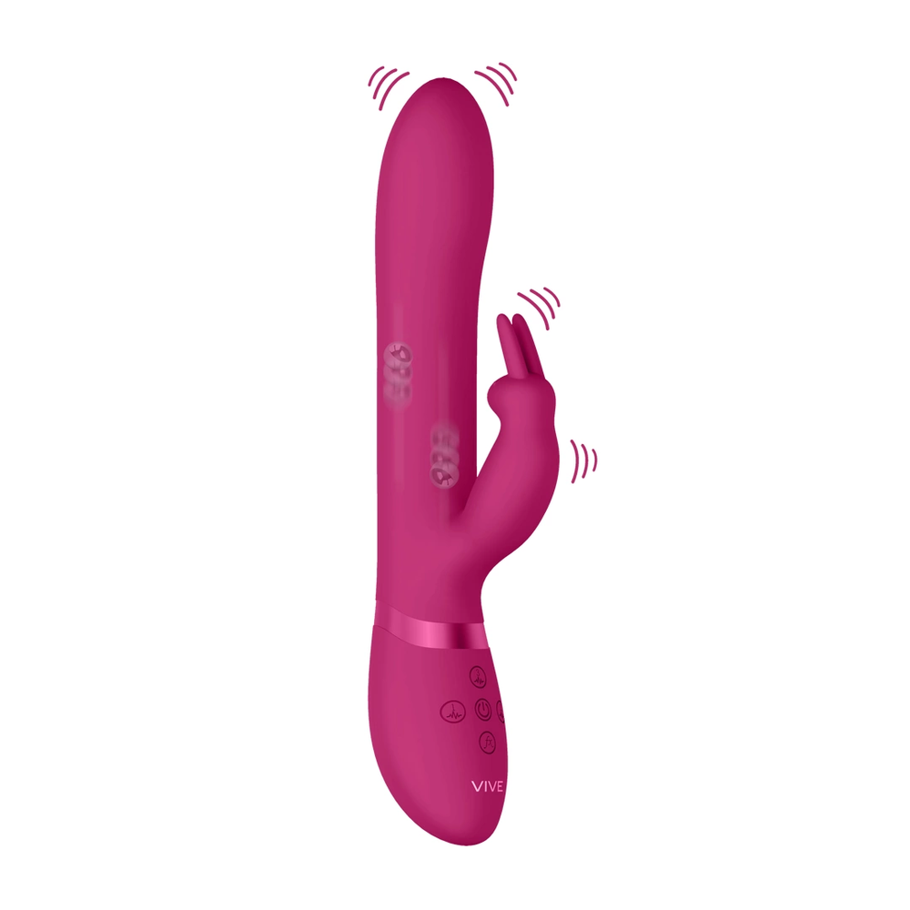Vive By Shots Vive Amoris - Stimulating Beads Rabbit - Rožinė