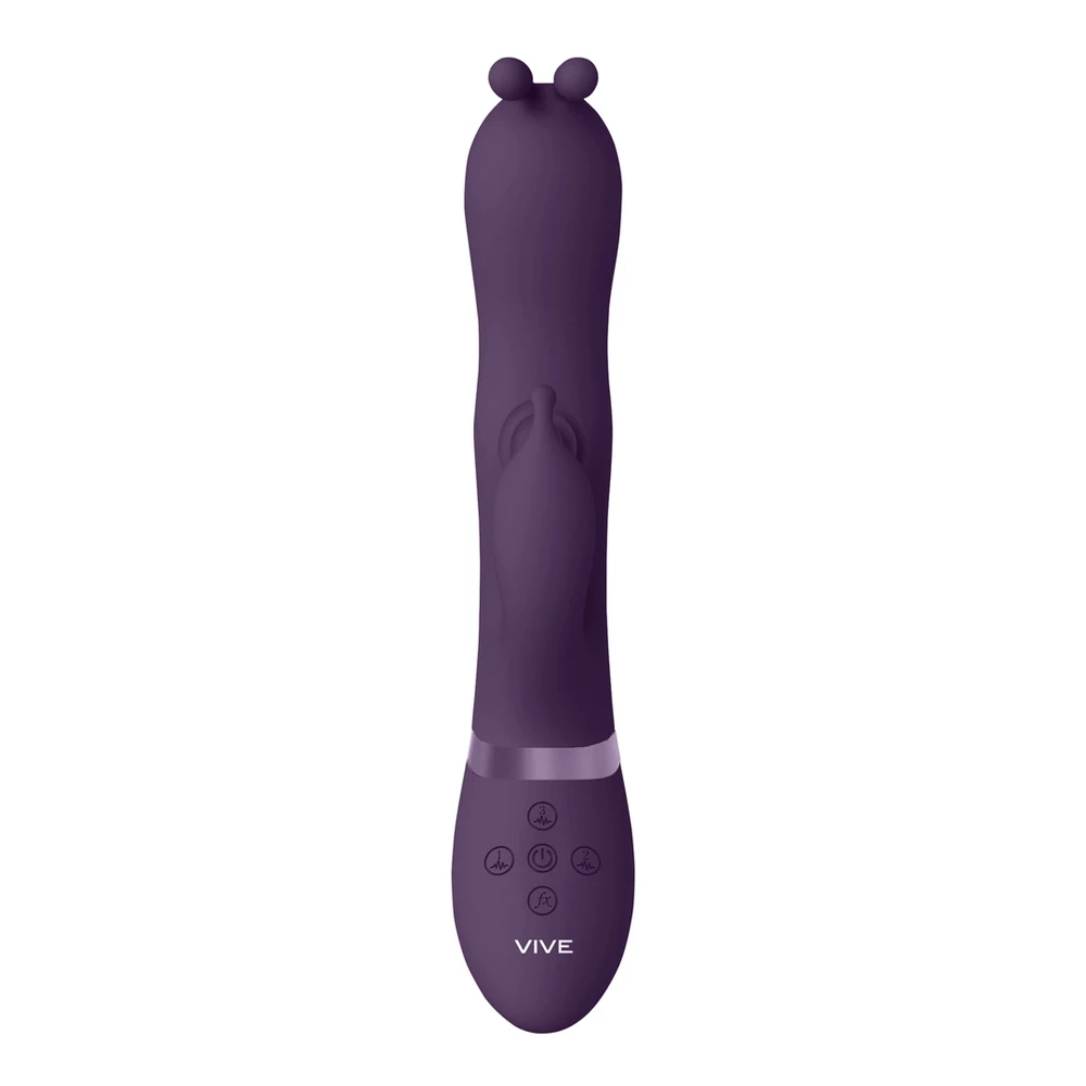 Vive By Shots Vive Gada – Vibrating Bunny Ear G taško triušis su pulso bangos kotu