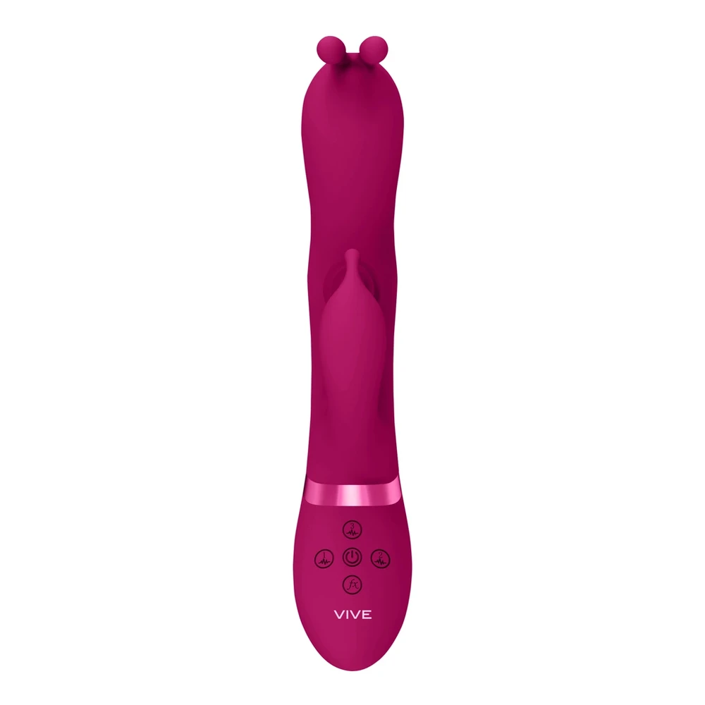 Vive By Shots Vive Gada – Vibrating Bunny Ear G taško triušis su pulso bangos kotu