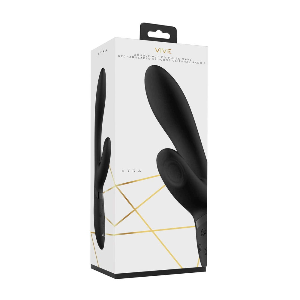 Vive By Shots Kyra - Pulse Clitoral Rabbit - Juodas