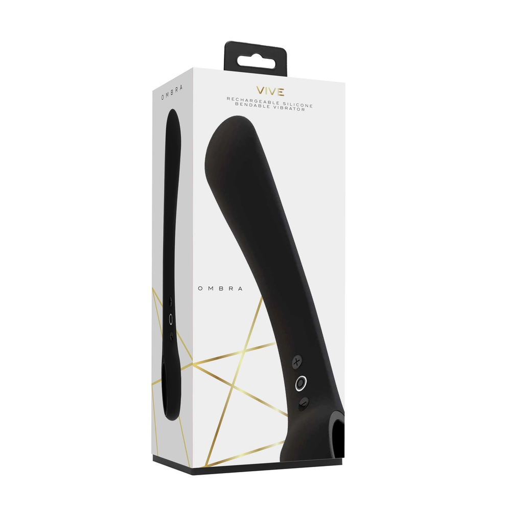 Vive By Shots Vive Ombra - Bendable Vibrator Punkt G - Juodas
