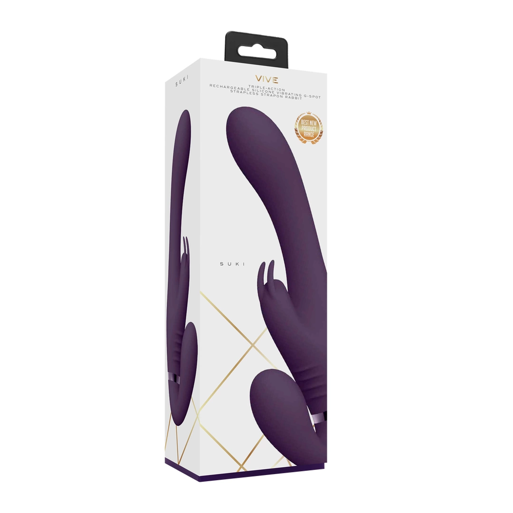 Vive By Shots Vive 3-in-1 vibratorius, kuris stimuliuoja makštį, G tašką ir klitorį