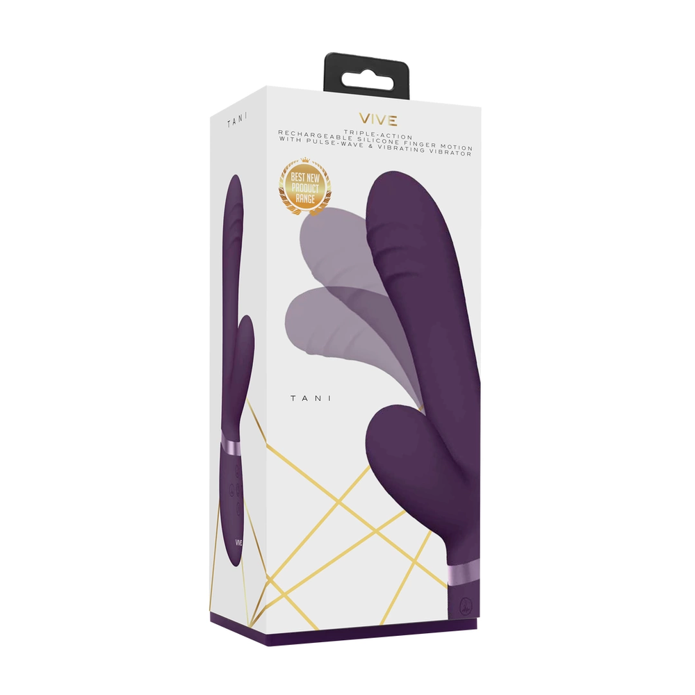 Vive By Shots Tani - Finger Motion with Pulse-Wave Vibrator - Violetinė