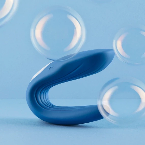 Satisfyer Double Whale Partner Vibratorius poroms valdomas programėle