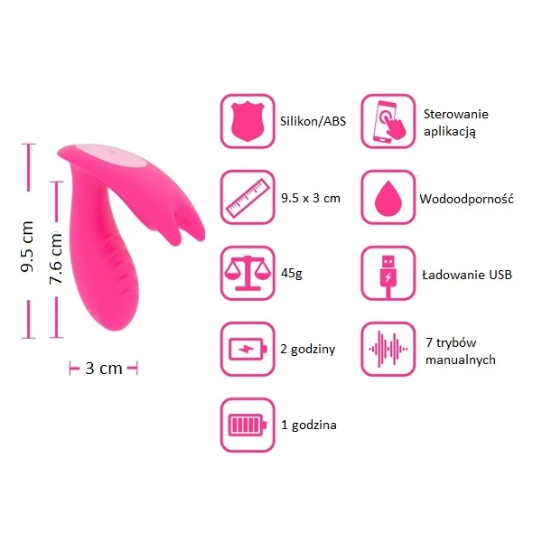 Magic Motion – Eidolon Smart Wearable dvigubo variklio vibratorius