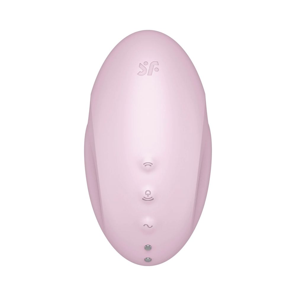 Satisfyer Vulva Lover 3 klitorio stimuliatorius su vibruojančia rožine spalva