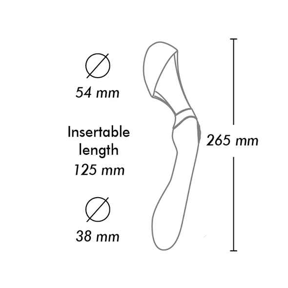 Shunga - Zoa Intimate Massager Juodas