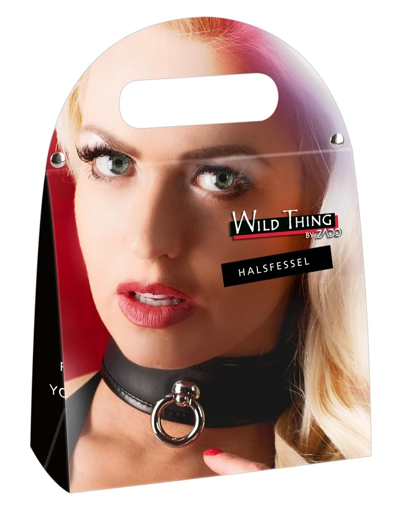 Wild Collar odinė apykaklė su metaliniu žiedu
