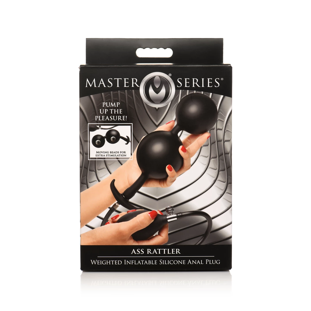 Xr Brands „Master Series“ – pripučiamas silikoninis analinis kamštelis su svoriu