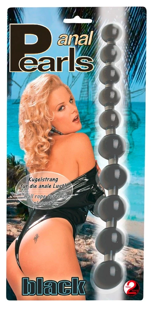You2Toys Anal Pearls juodas