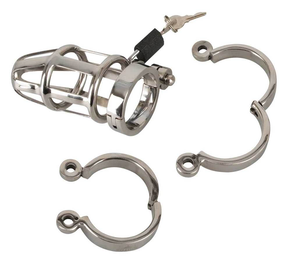 You2Toys Steel „Chastity Cage“ nerūdijantis plienas