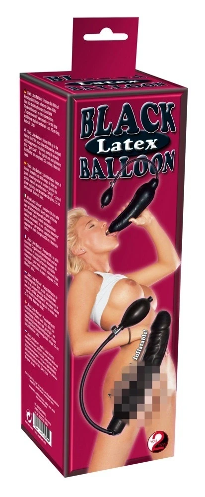 You2Toys Inflatable latex dildo pripučiamas dildo
