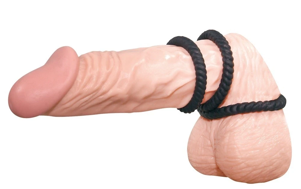 You2Toys Lust 3 Cock Rings juodas