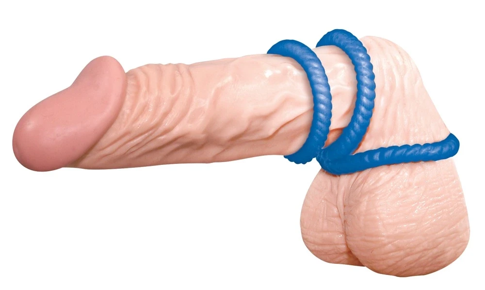 You2Toys Mėlyna Lust 3 Cock Rings mėlynas