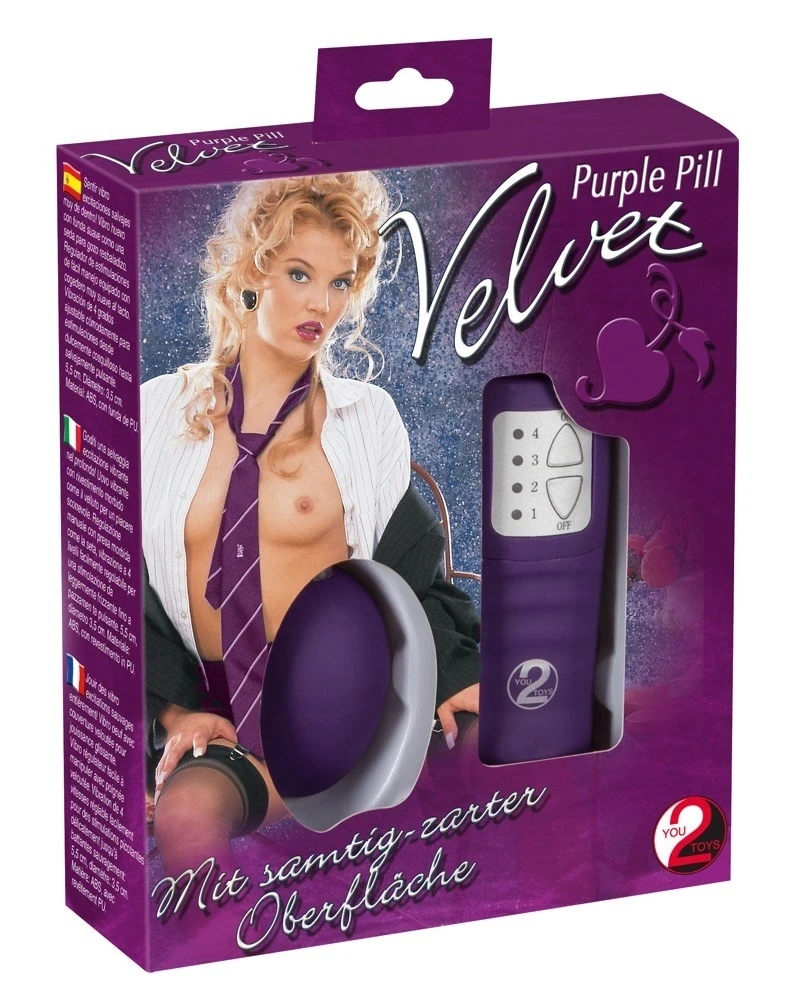 You2Toys Velvet bullet juodas