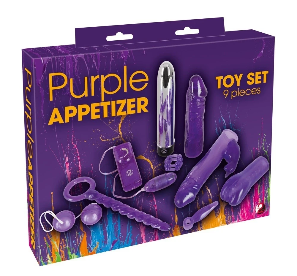 You2Toys Violetinė Appetizer 9 dalių rinkinys