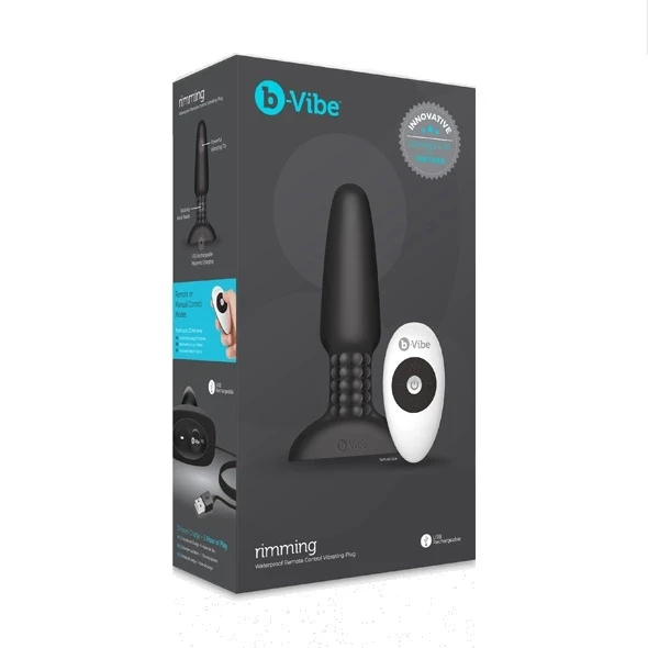Dreamtoys b-Vibe apvadas Plug Juodas