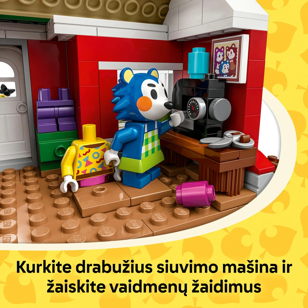 LEGO® Animal Crossing™ „Able Sisters“ drabužių parduotuvė (77055)