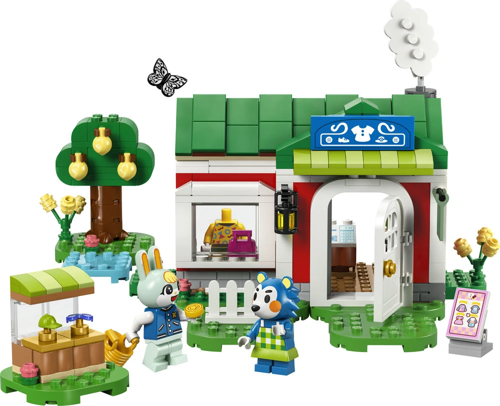 LEGO® Animal Crossing™ „Able Sisters“ drabužių parduotuvė (77055)