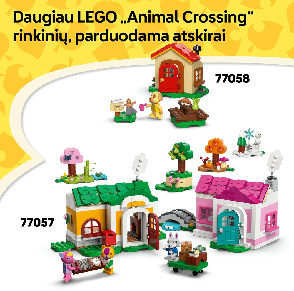 LEGO® Animal Crossing Blathers muziejaus kolekcija (77056)
