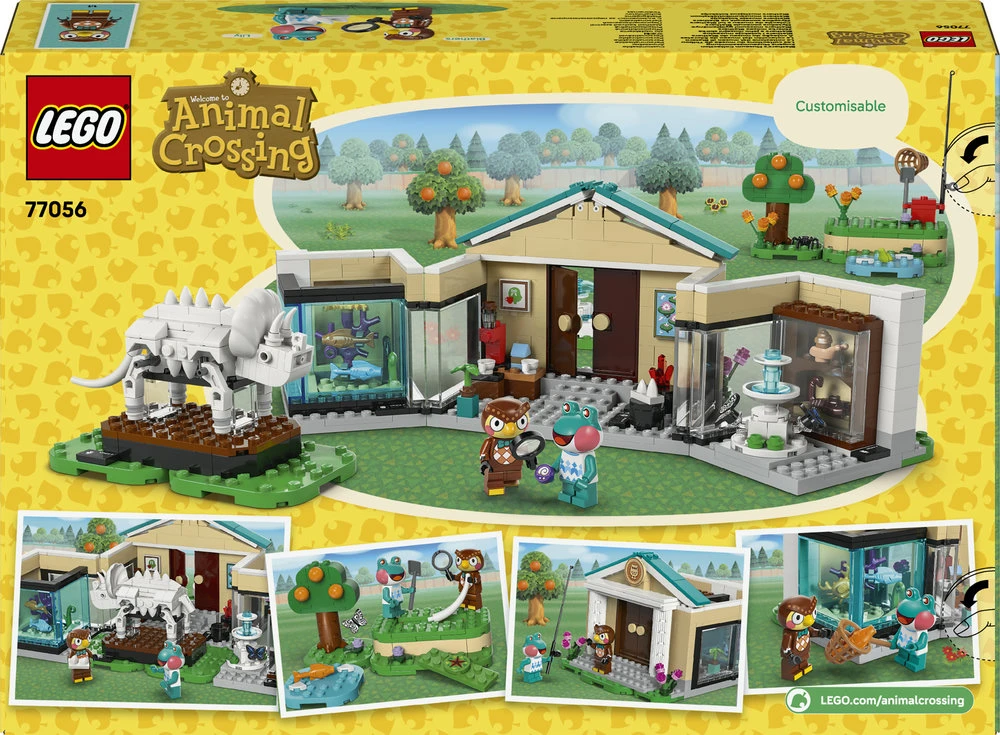 LEGO® Animal Crossing Blathers muziejaus kolekcija (77056)