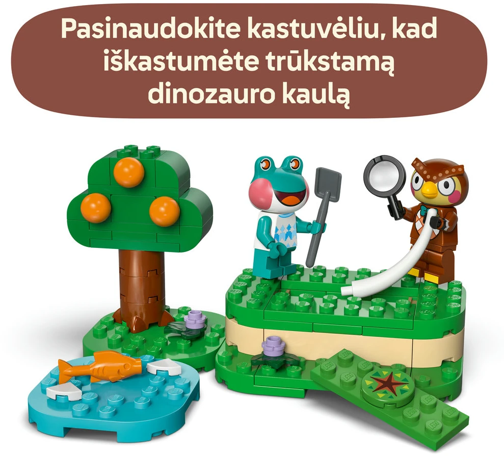 LEGO® Animal Crossing Blathers muziejaus kolekcija (77056)