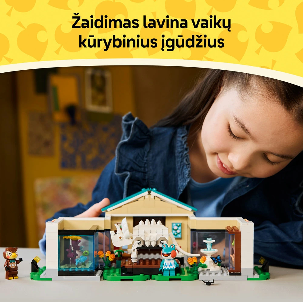 LEGO® Animal Crossing Blathers muziejaus kolekcija (77056)