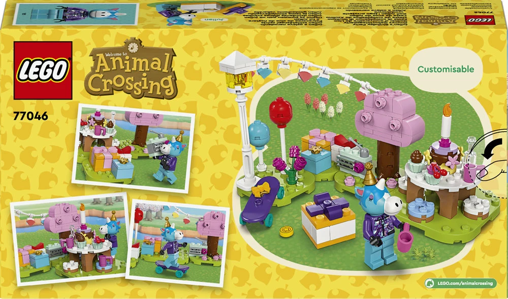 LEGO® Animal Crossing Julian gimtadienio vakarėlis (77046)