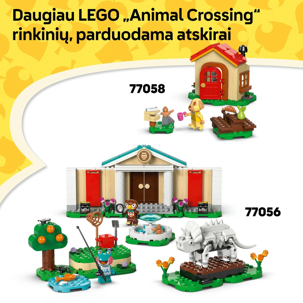 LEGO® Animal Crossing Kūrybiniai namai: smagūs metų laikai (77057)