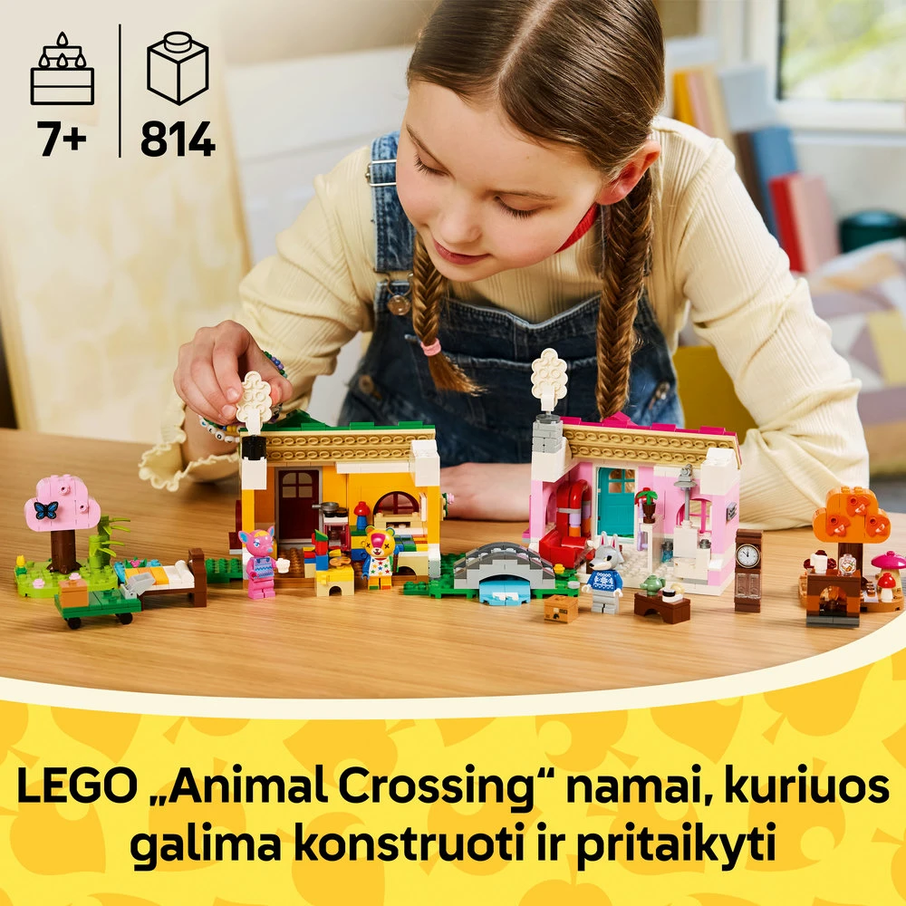 LEGO® Animal Crossing Kūrybiniai namai: smagūs metų laikai (77057)