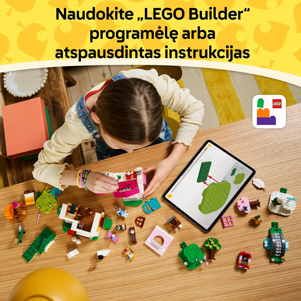 LEGO® Animal Crossing Kūrybiniai namai: smagūs metų laikai (77057)