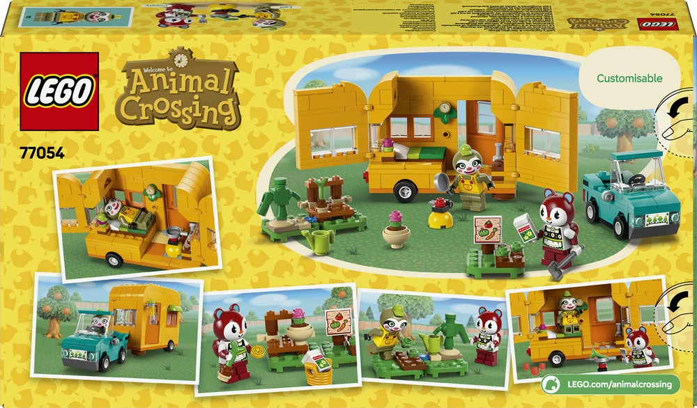 LEGO® Animal Crossing™ Leif furgonas ir sodo prekių parduotuvė (77054)