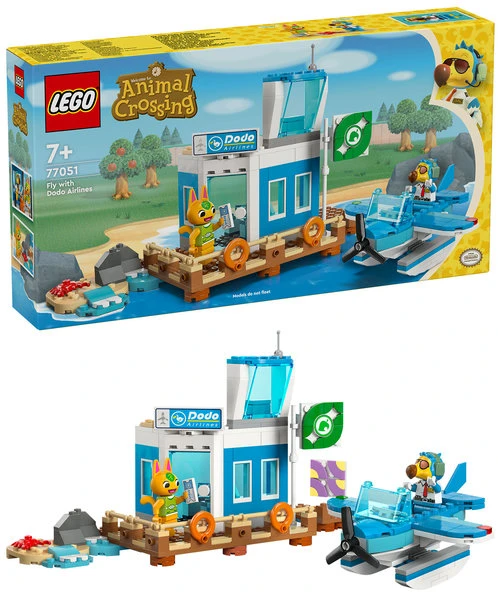 LEGO® Animal Crossing™ Skrydis su „Dodo Airlines“ (77051)
