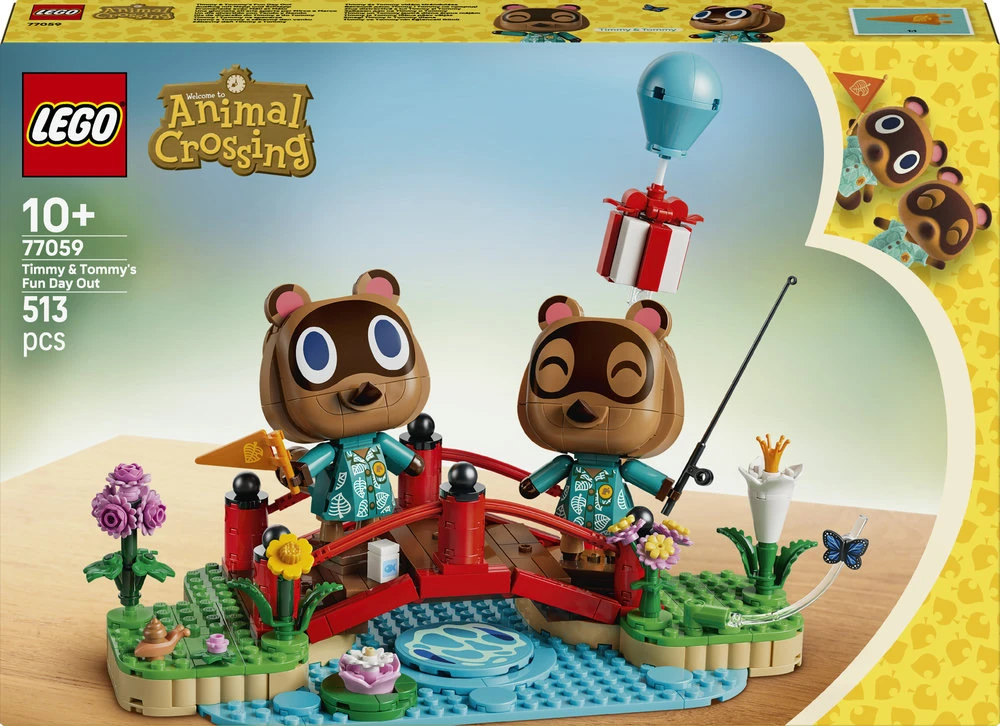 LEGO® Animal Crossing™ smagi Timmy ir Tommy diena 77059