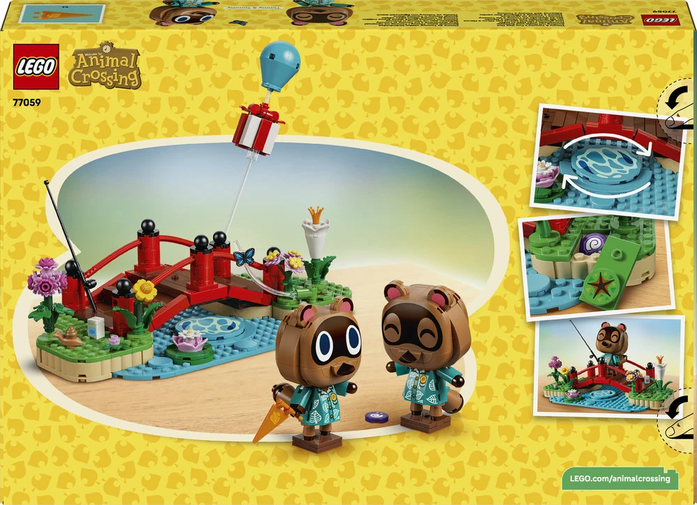 LEGO® Animal Crossing™ stebuklingas Timio ir Tomio dienos 77059