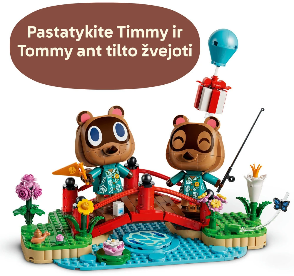 LEGO® Animal Crossing™ stebuklingas Timio ir Tomio dienos 77059