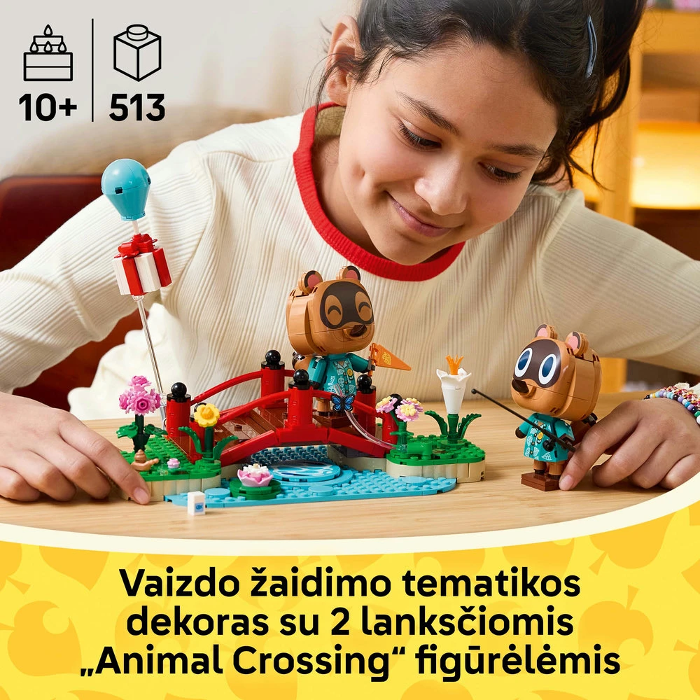 LEGO® Animal Crossing™ stebuklingas Timio ir Tomio dienos 77059