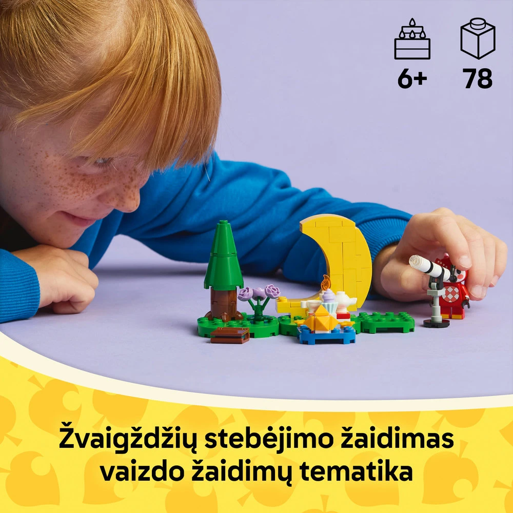 LEGO® Animal Crossing™ Žvaigždžių stebėjimas su Celeste (77053)
