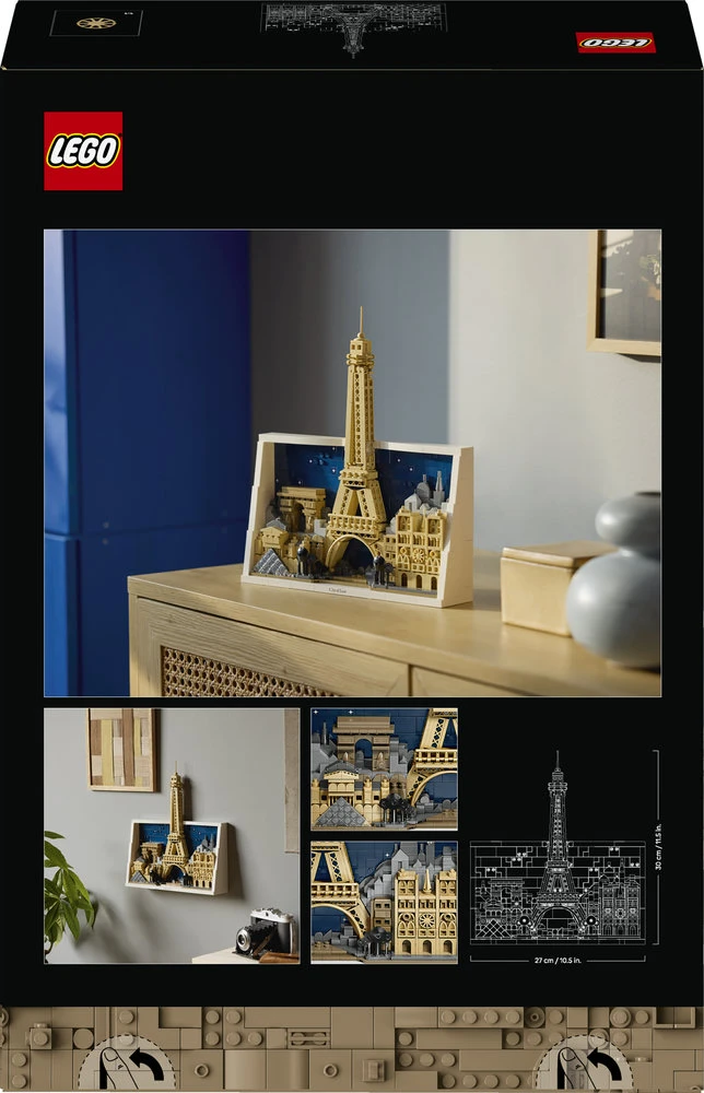 LEGO® Architecture Meilės miestas Paryžius Rinkinys 21064