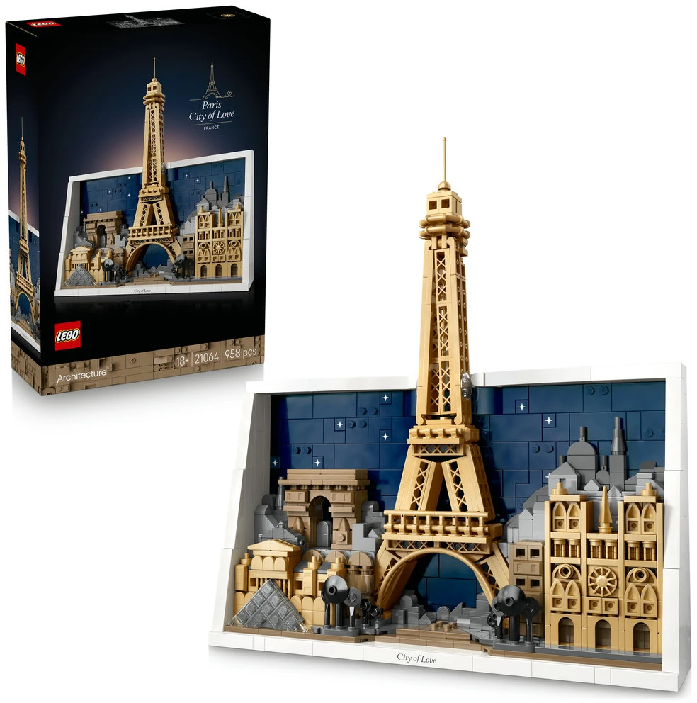 LEGO® Architecture Meilės miestas Paryžius Rinkinys 21064