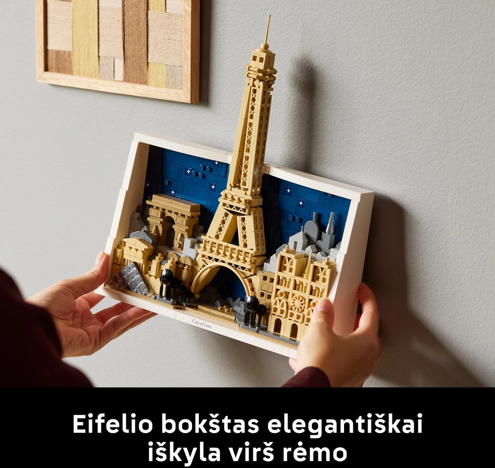 LEGO® Architecture Meilės miestas Paryžius Rinkinys 21064