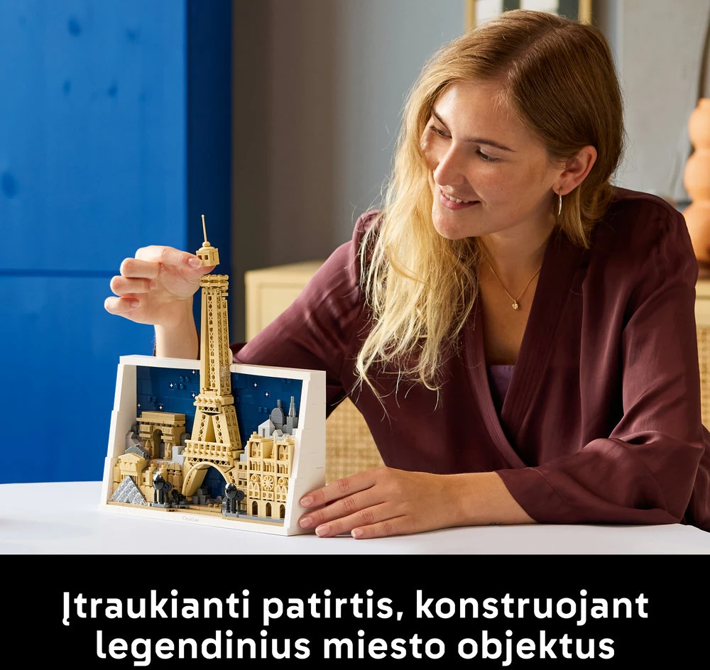 LEGO® Architecture Meilės miestas Paryžius Rinkinys 21064
